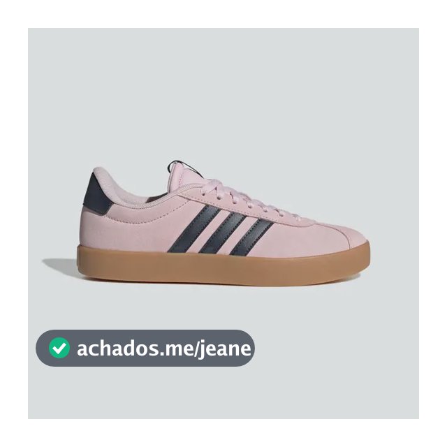 Tênis Feminino Vl Court 3.0 adidas Clpink/legink/gum3 Liso 36 Br