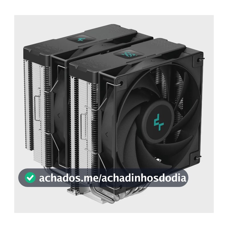 Air Cooler Ag620 Digital Com Monitoramento Deepcool Preto