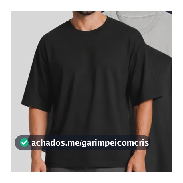 Kit Camisa Oversized Masculino Blusa Streetwear Algodão