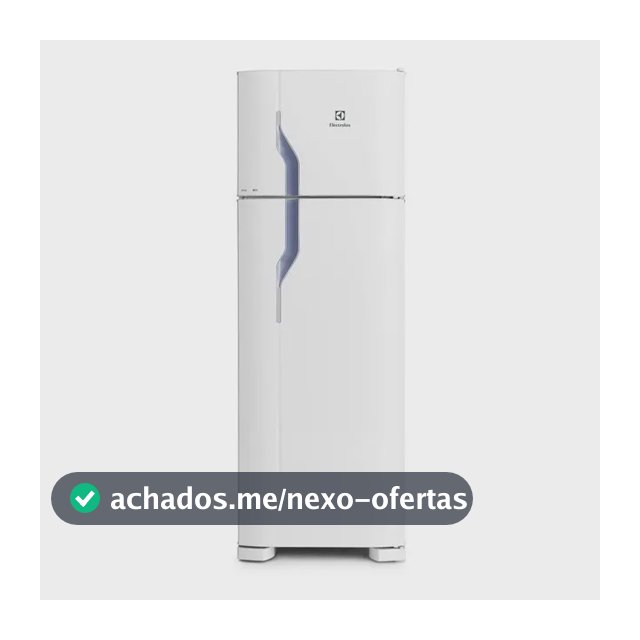 Geladeira Electrolux Cycle Defrost 260L Super Freezer Duplex Branca DC35A
