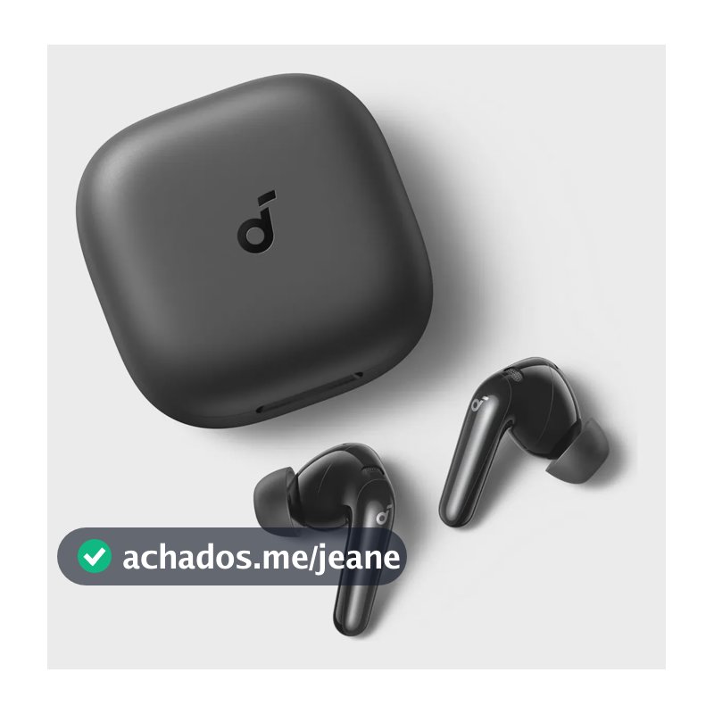 Fones de Ouvido Bluetooth com Tradução, soundcore P31i da Anker, Cancelamento de Ruído Adaptativo em Tempo Real, Som de Alta Resolução, 50H de Reprodução, Áudio Espacial, IP55, Preto