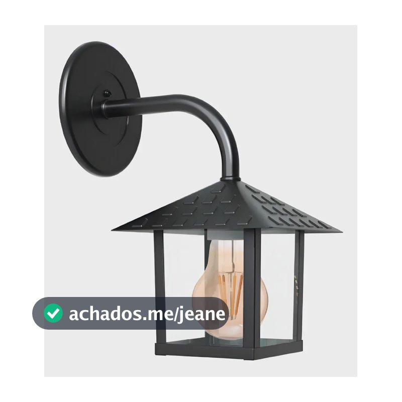 Arandela Colonial Blumenau Iluminação Nina Vidro Liso - Bivolt