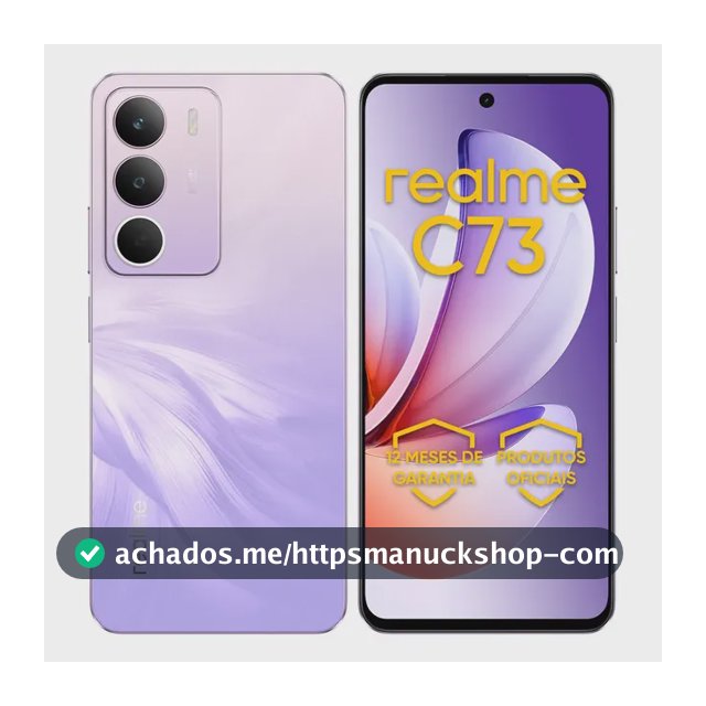 Celular Smartphone Realme C73 256gb 8gb Ram Dual Sim 120hz 6 Ah Violeta