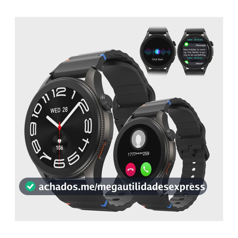 Basike 1.43'' Ia Relógio Smartwatch Redondo Masculino E Feminino Com Gps, Chatgpt,assistente De Voz, Chamadas Bluetooth, Mercado De Ações,rfc,resistência À Água 3atm, 100 + Modos De Esporte Etc.