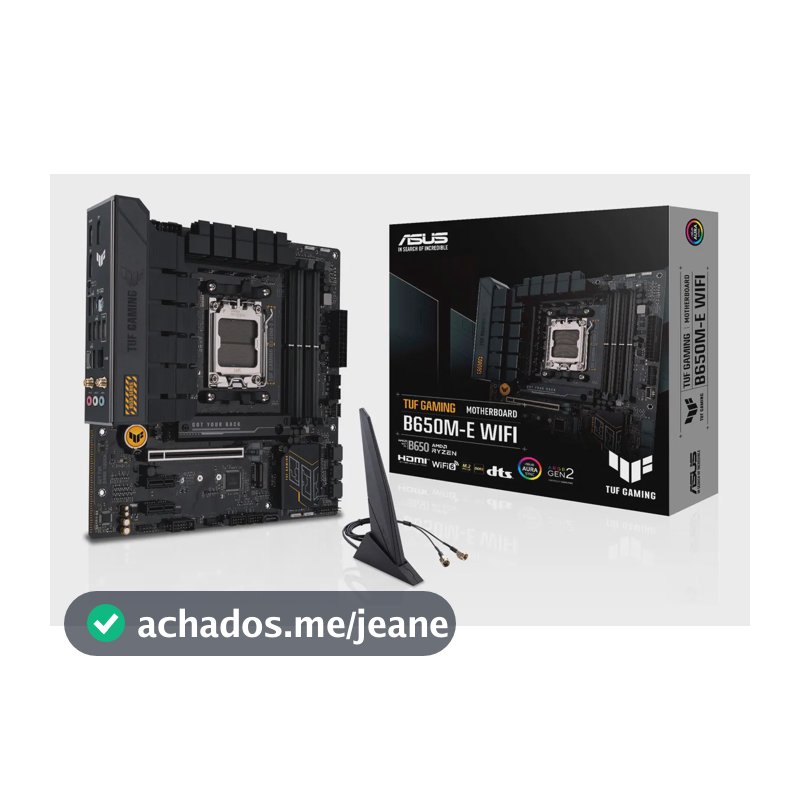 Placa-mãe Asus Tuf Gaming B650m-e Wifi Am5 Matx Preto