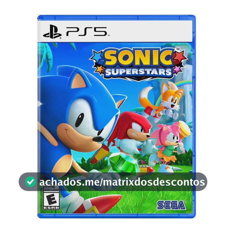 Jogo Sonic Superstars Ps5 Midia Fisica