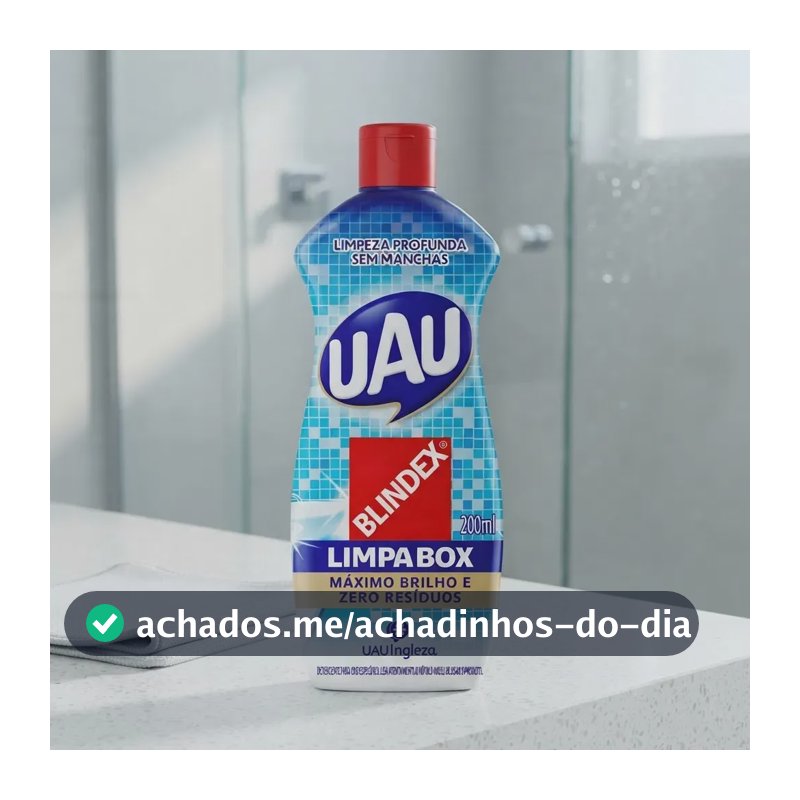 Limpa Box Uau Blindex Vidros