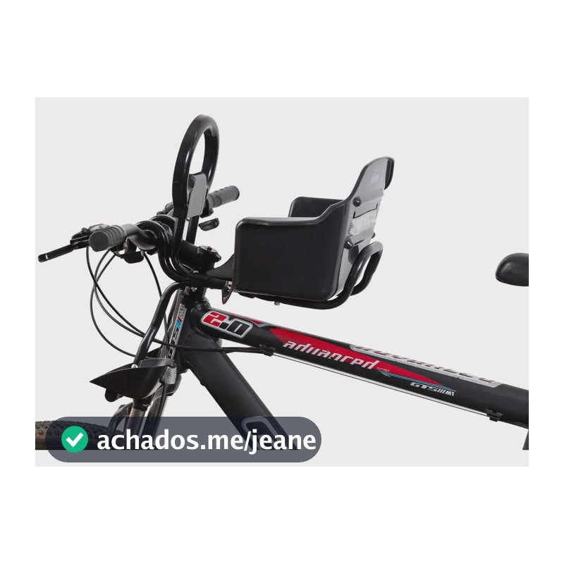 Cadeirinha Dianteira Para Bicicleta Flexbike Cor Preto Pj100pt