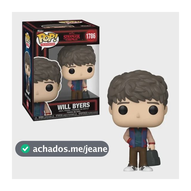 Boneco Funko Pop! 1786 Stranger Things T5 Will Byers Candide