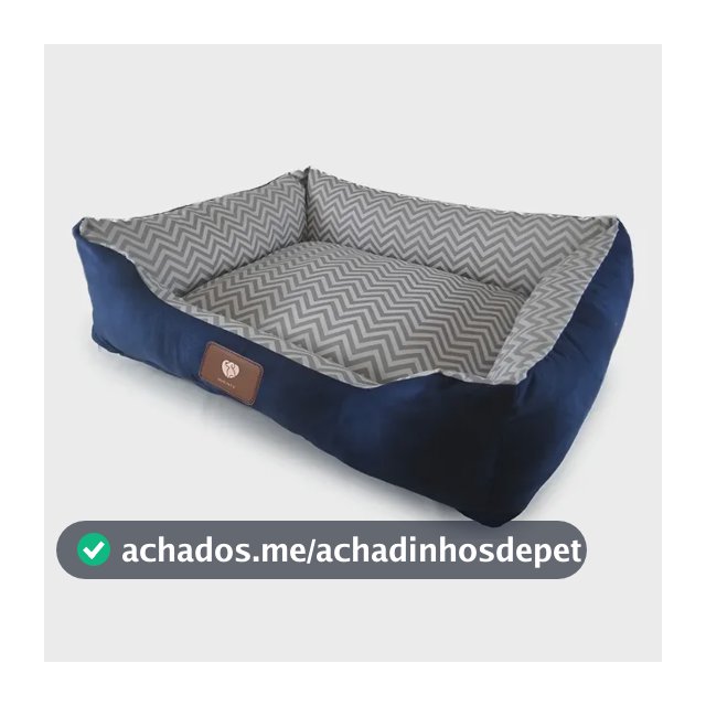 Cama Caminha Pet Grande Cachorro E Gato Com Ziper 70x60cm