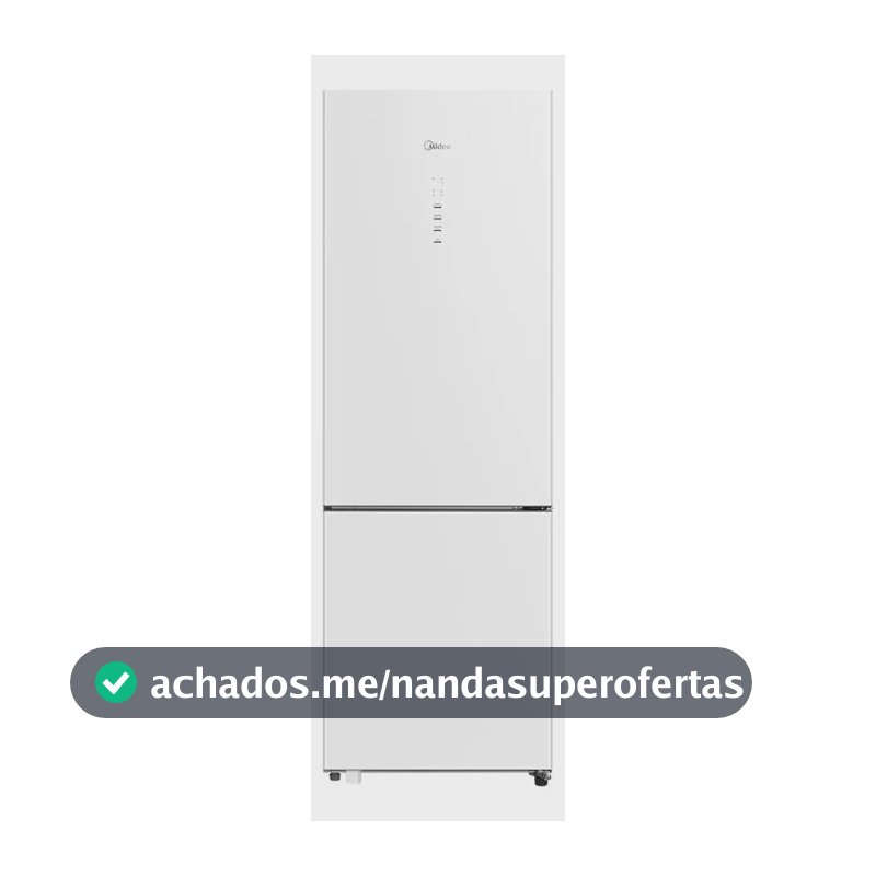 Geladeira Frost Free Inverse Inverter 401l Branca Midea Branco Mdrb548fgd013 Bivolt