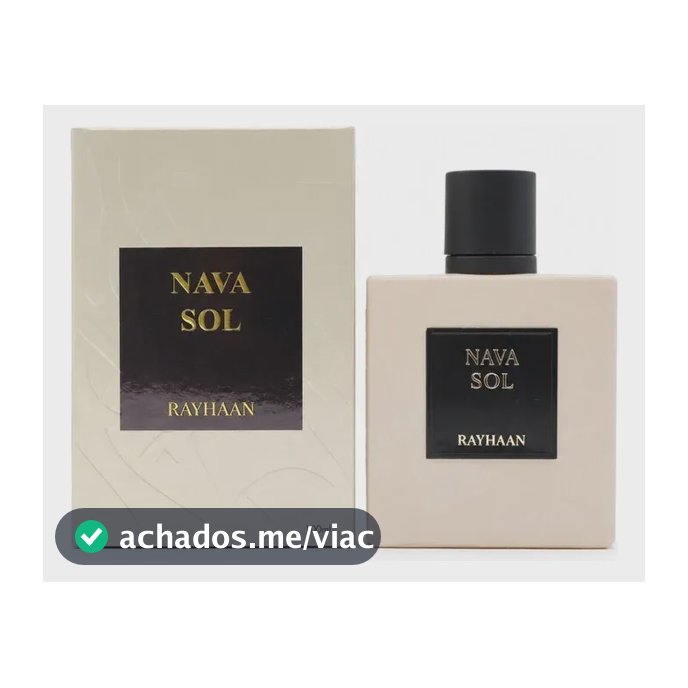 Perfume Arabe Rayhaan Nava Sol Edp 100ml Lançamento 2026