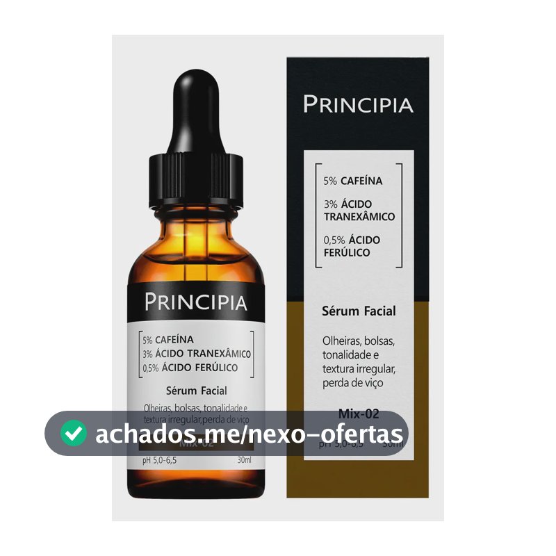 Sérum Facial Mix-02 5% Cafeína + 3% Tranexâmico + Ferúlico Todo Tipo De Pele Dia/noite