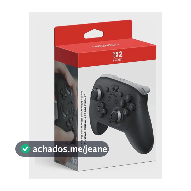 Pro Controller Nintendo Switch 2 Preto