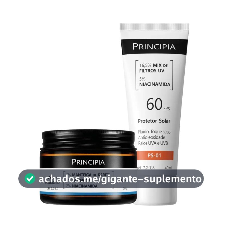 Principia Kit Hidratação E Proteção Facial Ch-o1 + Ps-01 Todo Tipo De Pele Dia/noite