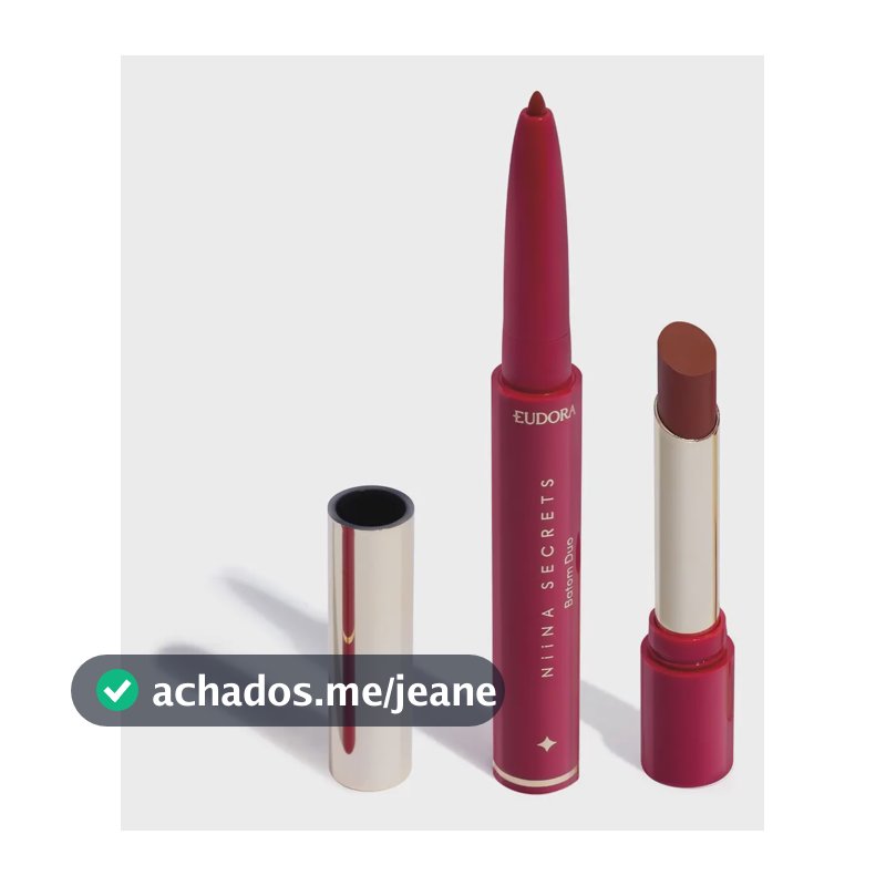 Niina Secrets Perfect Match Batom Duo Avelã 1,65g