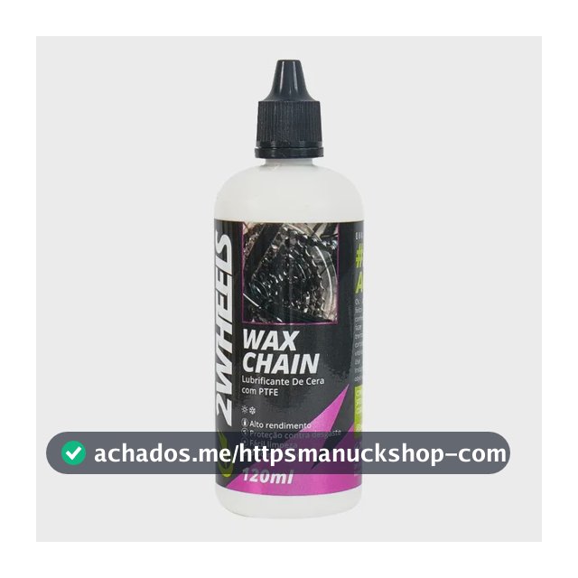 Óleo Corrente Bike 2Wheels Wax Chain 120ml Lubrificante Cera PTFE