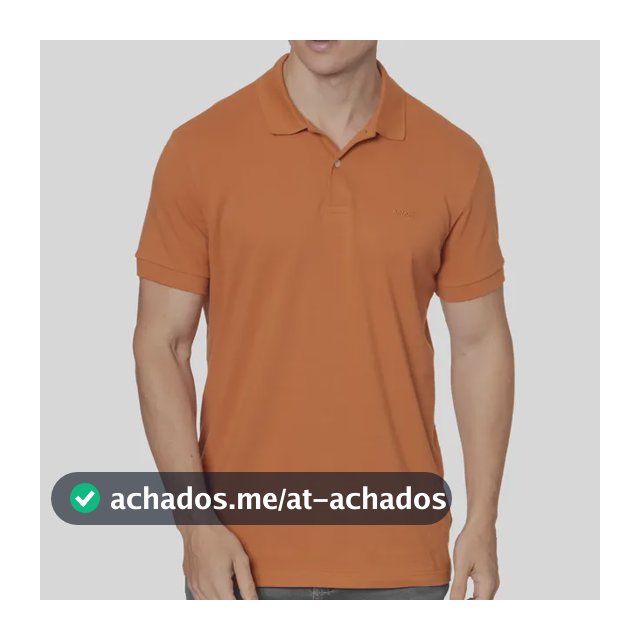 Camisa Polo Colcci Masculino 025.01.03115 Marrom Tuile Apenas Logo Da Marca M Liso