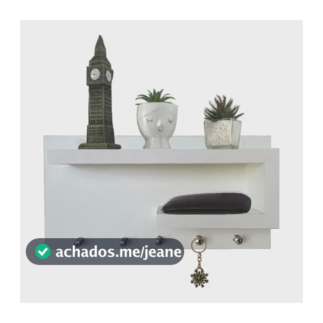 Suporte Porta Chaves Parede Multiuso Organizador Decorativo