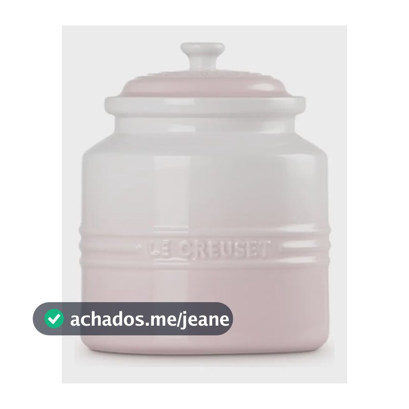 Pote Le Creuset Para Biscoitos 2,4l Em Cerâmica Shell Pink