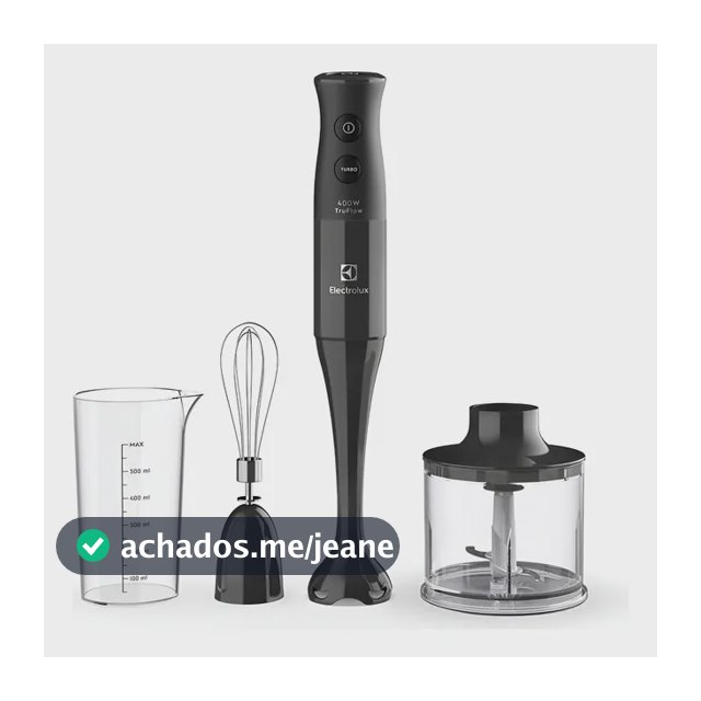 Mixer 3 Em 1 Electrolux Preto 400w Tecnologia Truflow Eib10