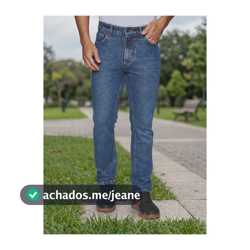 Calça Jeans Masculina Hering H1ub1bsn Marrom-claro Lisa 38