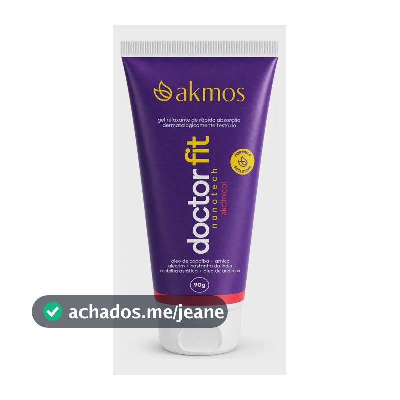 Doctor Fit Nano Gel De Massagem Relaxante 90g Akmos