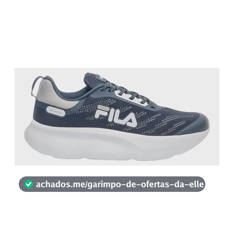 Tênis Fila Maxxi Lite Masculino Corrida Academia Original Marinho 43 Br