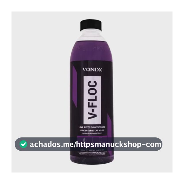 Shampoo V-floc 500ml - Vonixx Lava Auto Technoauto