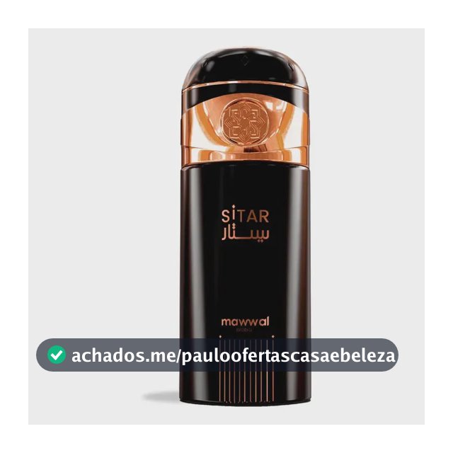 Perfume Árabe Mawwal Sitar Spray Feminino 250ml