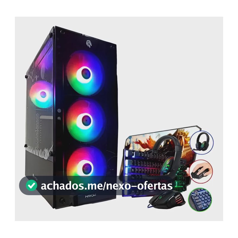 Pc Gamer Intel I5 8gb Hd 500gb + Kit Gamer 8 Gb