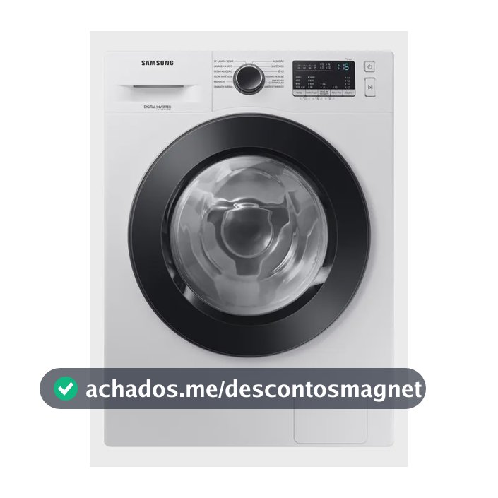 Lava E Seca Samsung Wd11m Com Digital Inverter Branca 11kg Cor Branco