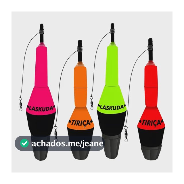 Kit Boia Jr Torpedo Tiriça E Laskuda Laçamento 4 Unidades