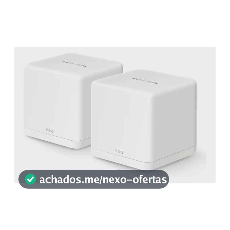 Roteador Mercusys Halo H60x (2 Unidades) Wifi6 Mesh Ax1500