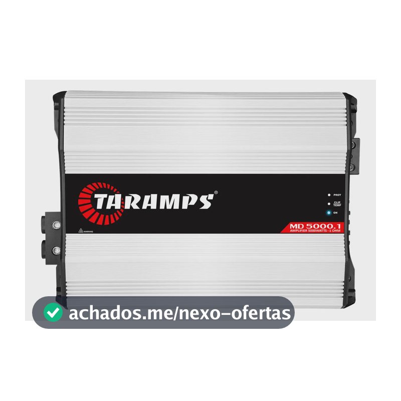 Módulo Amplificador Taramps MD 5000.1 Mono de 5000W RMS e 1 Ohm