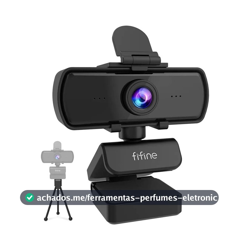 Webcam Fifine K420 2k 1440p USB com Microfone