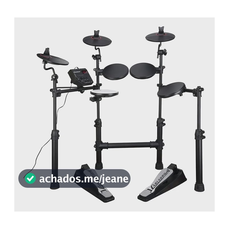 Bateria Eletrônica Carlsbro Csd100 Black