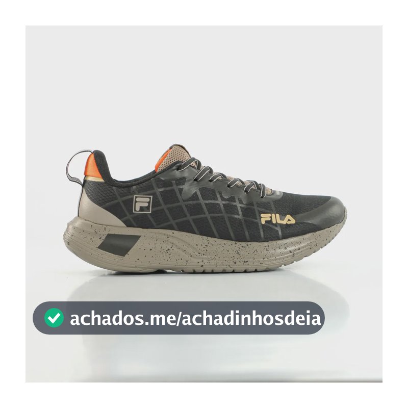 Tênis Fila Focus Masculino Academia Caminhada Treino Leve Preto 42 Br