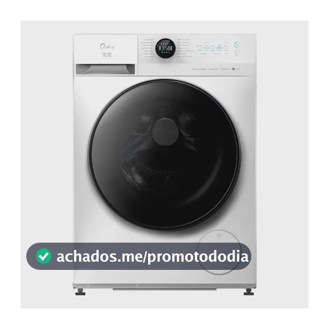 Lava E Seca 11kg Branca Slim Conectada Midea Branco
