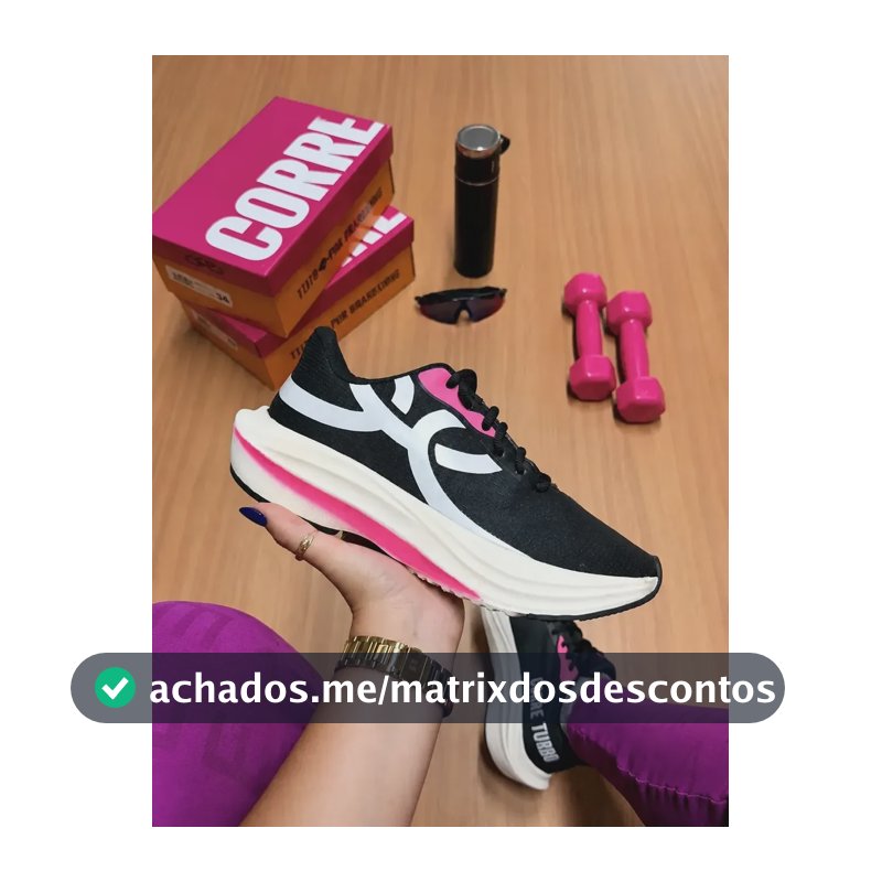 Tenis Olympikus Corre Masculino Feminino 34 Ao 43 Envio 24h Preto/pink Corre 38 Br