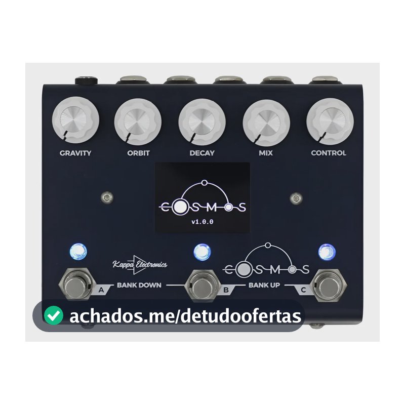 Pedal De Efeito Cosmos Reverb Kappa Electronics Azul-escuro