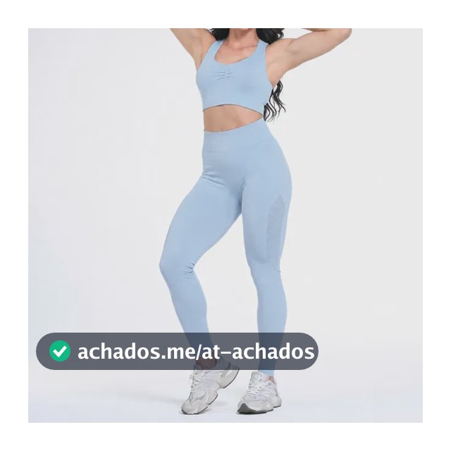 Conjunto Selene Top E Legging Feminino Academia Cós Alto