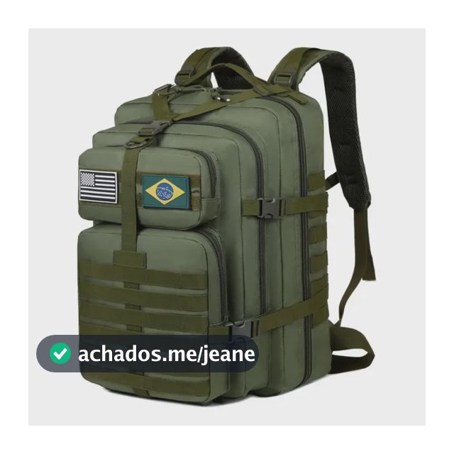 Mochila Tática Impermeável Militar Reforçada Grande 50litros