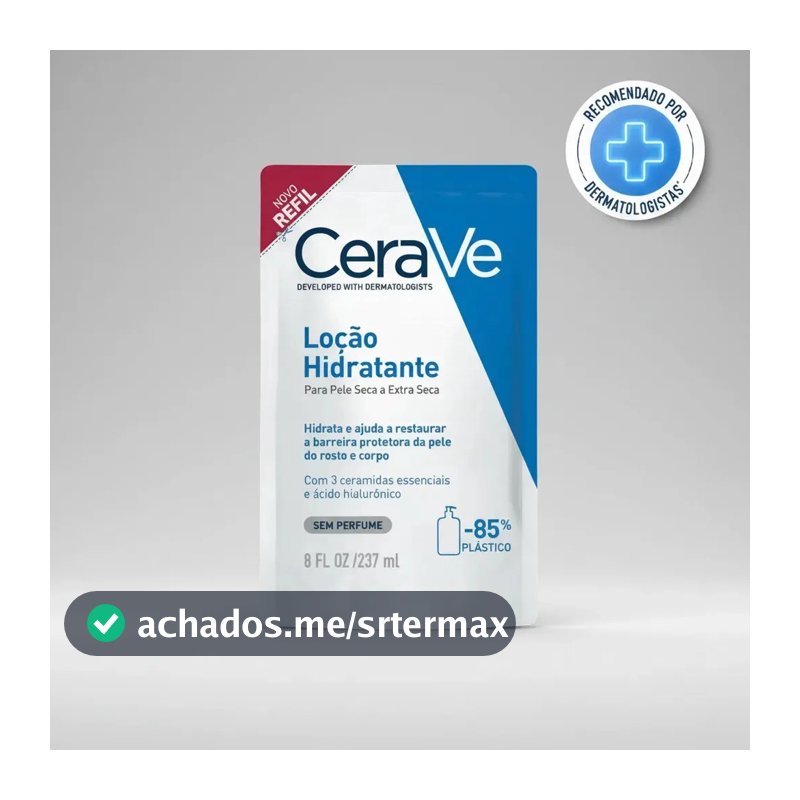 Loção Hidratante Para Pele Seca A Extra Seca Refil 237ml Cerave