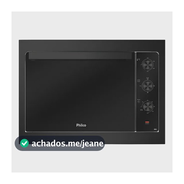 Forno De Embutir Elétrico 46 Litros Philco 127v Preto