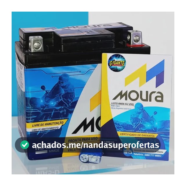Bateria Moto Moura 5-d Cg125 Cargo/fan/titan160/today/pop10