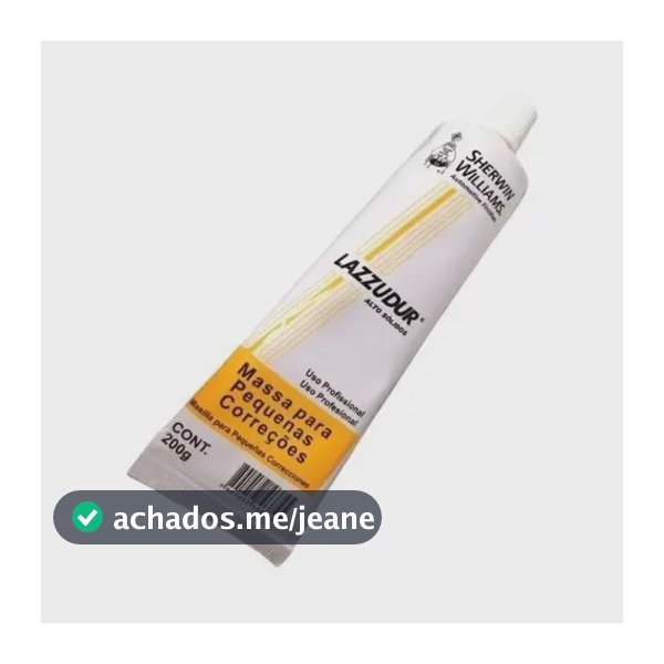 Massa Pequenas Reparos 128ml Lazzuril P/ Impressão 3d
