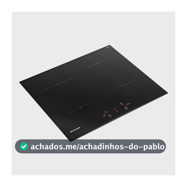 Cooktop 4 Bocas De Indução Brastemp Com Funções Especiais -  220v