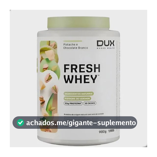 Dux Nutrition Whey Protein Freshwhey Pó Pistache E Chocolate Branco