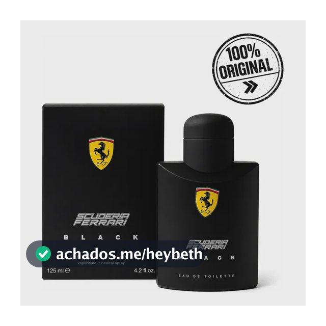 Ferrari Black Masculino Eau de toilette Spray 125ml